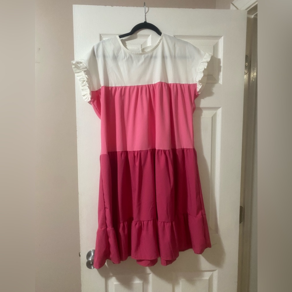 Color block dress, XL.  NWOT. Never worn.